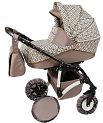 Чехлы на колеса детской коляски с поворотными колёсами. Артикул 7277 